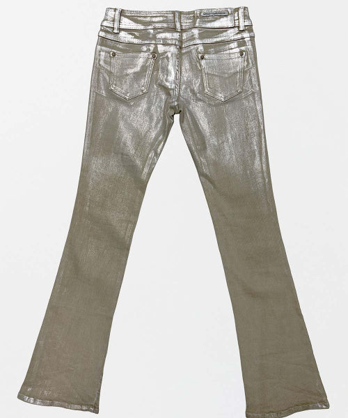 METALLIC BOOTCUT - 3 COLORS SILVER