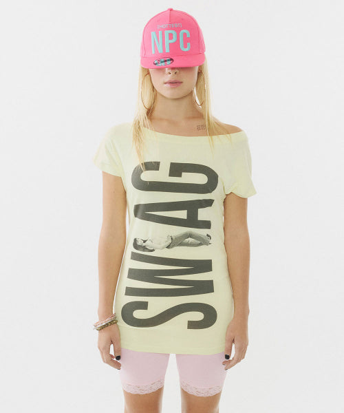 SWAG LONG TEE - 3 COLORS YELLOW