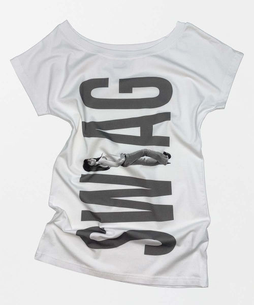 SWAG LONG TEE - 4 COLORS WHITE