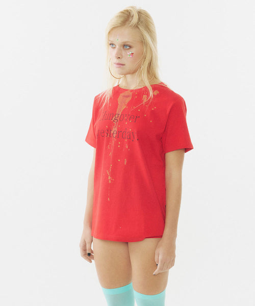 RAW STATEMENT TEE - 3 COLORS RED