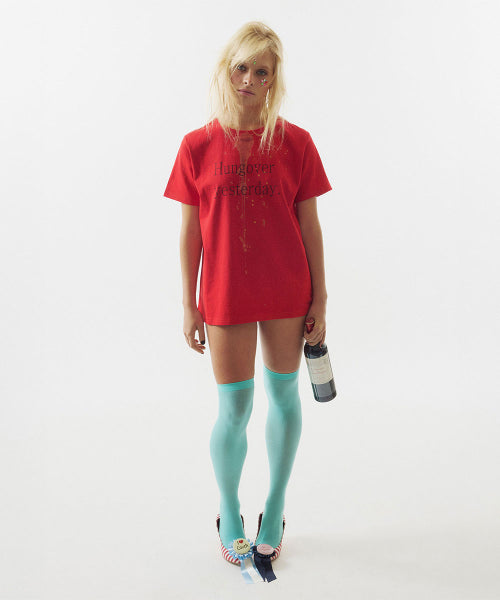 RAW STATEMENT TEE - 3 COLORS RED