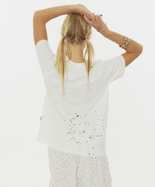 RAW STATEMENT TEE - 3 COLORS WHITE