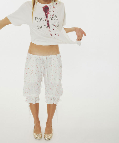 RAW STATEMENT TEE - 3 COLORS WHITE