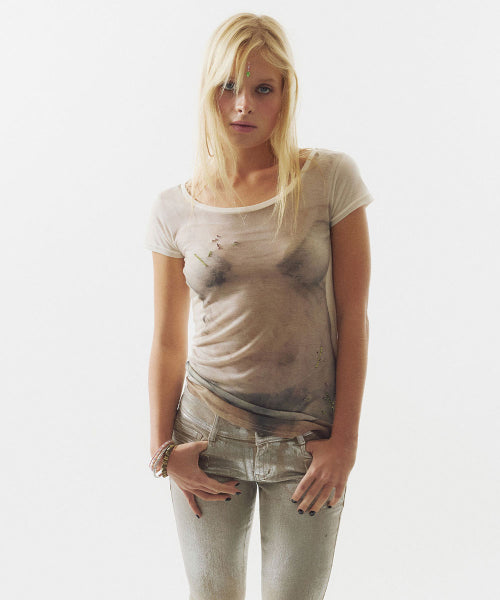 WET SHEER TEE WHITE