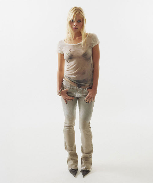 WET SHEER TEE WHITE