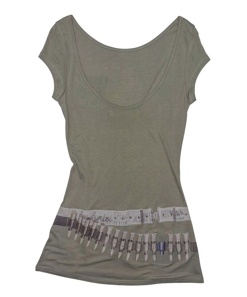 BULLET GLOSS DRESS - 2 COLORS KHAKI