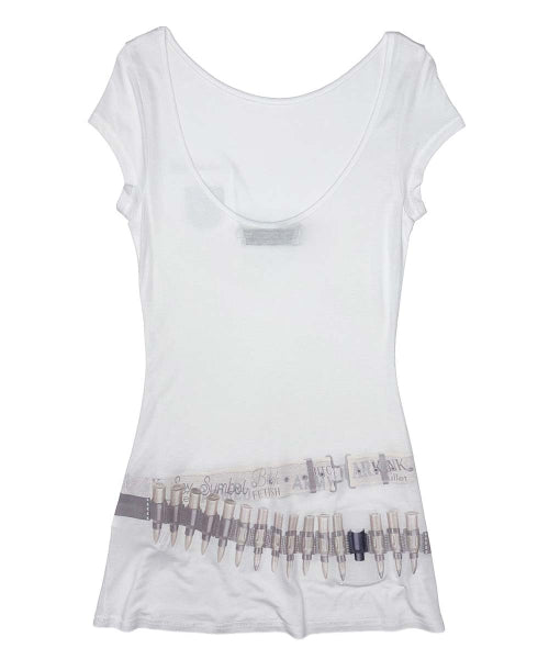 BULLET GLOSS DRESS - 2 COLORS WHITE