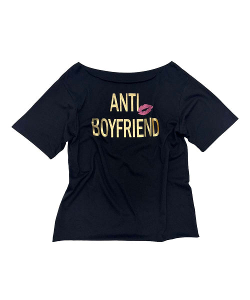 ANTI BOYFRIEND TEE NEON - 3 COLORS BLACK