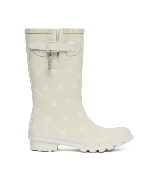 ORIGINAL RAIN BOOTS SHORT DOT - IVORY IVORY