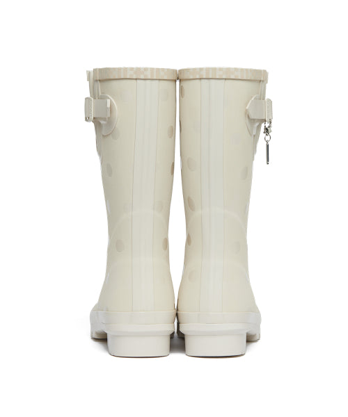 ORIGINAL RAIN BOOTS SHORT DOT - IVORY IVORY