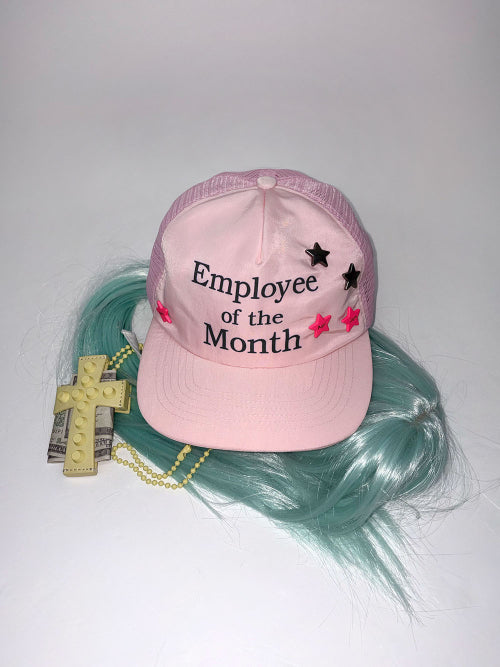EMPLOYEE OF THE MONTH DADDY CAP - 3 COLORS BABY PINK