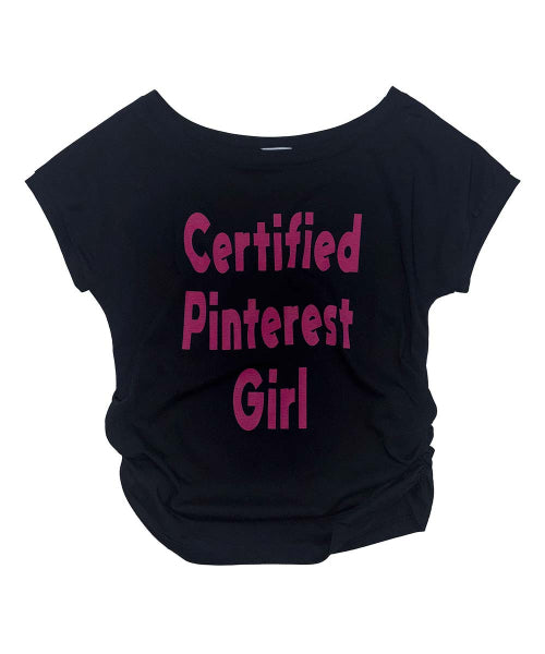 CERTIFIED GIRL TEE BLACK