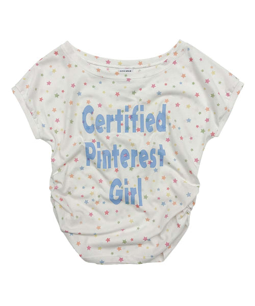 CERTIFIED GIRL TEE STAR AS SHOWN
