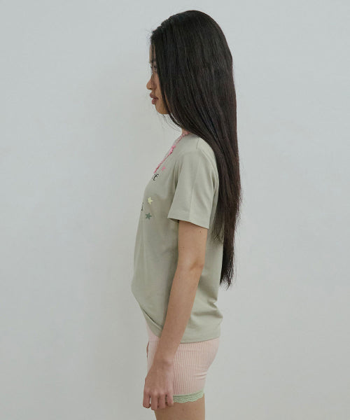 MY GO TO OFFICE TEE WET OLIVE
