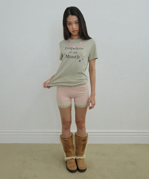 MY GO TO OFFICE TEE WET OLIVE