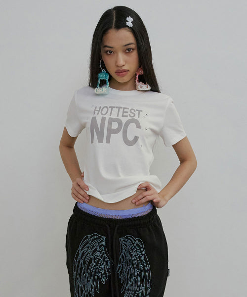 HOTTEST NPC TEE - 3 COLORS WHITE