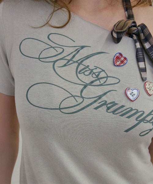 MISS GRUMPY TEE MISTY - 3 COLORS BLUE