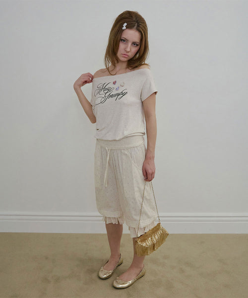MISS GRUMPY TEE MISTY - 3 COLORS OATMEAL