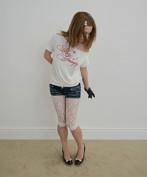 MISS GRUMPY TEE MISTY - 3 COLORS WHITE