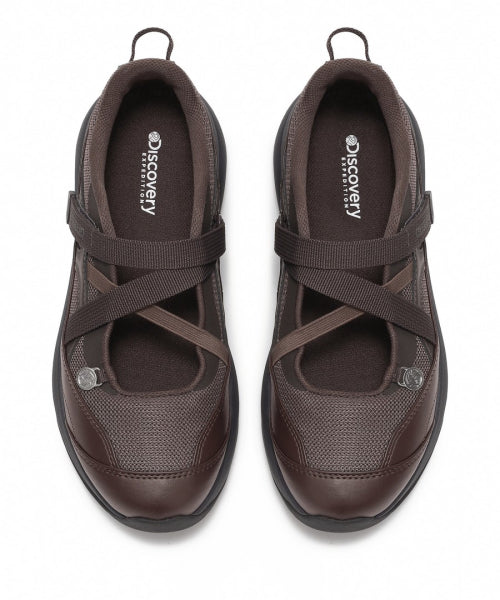WAVE STRAP SANDALS #NINGNING同款！ - 4 COLORS BROWN