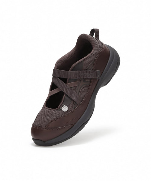 WAVE STRAP SANDALS #NINGNING同款！ - 4 COLORS BROWN