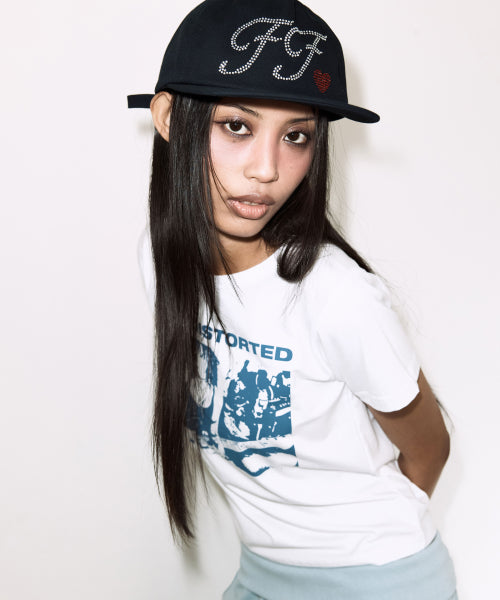FANCY CLUB DISTORT CLUB TEE - 2 COLORS WHITE