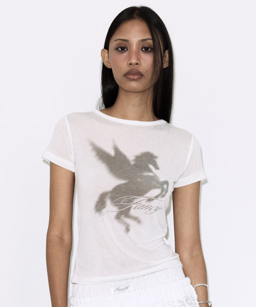 FANCY CLUB SHADOW PEGASUS TEE - 3 COLORS WHITE