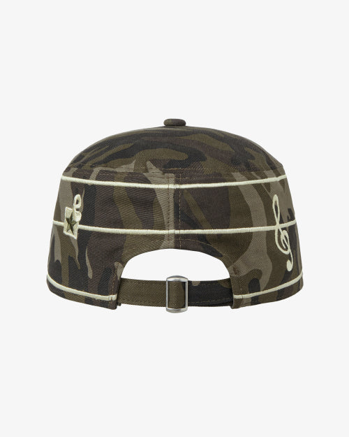 A LOGO PILLBOX CAP - 2 COLORS AS SHOWN
