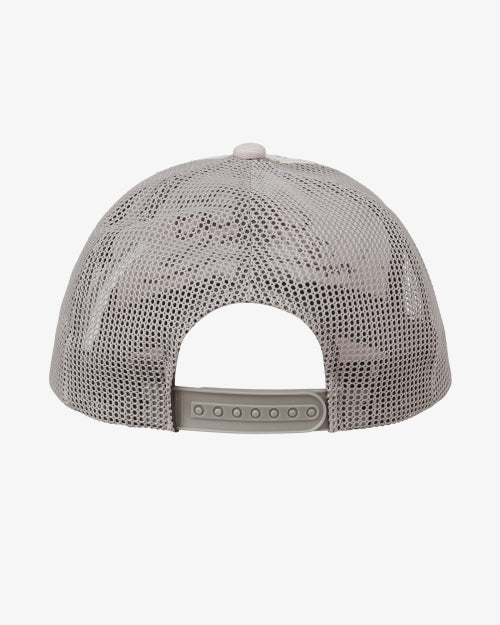 WEB LOGO FLOWER MESH CAP - 2 COLORS WHITE