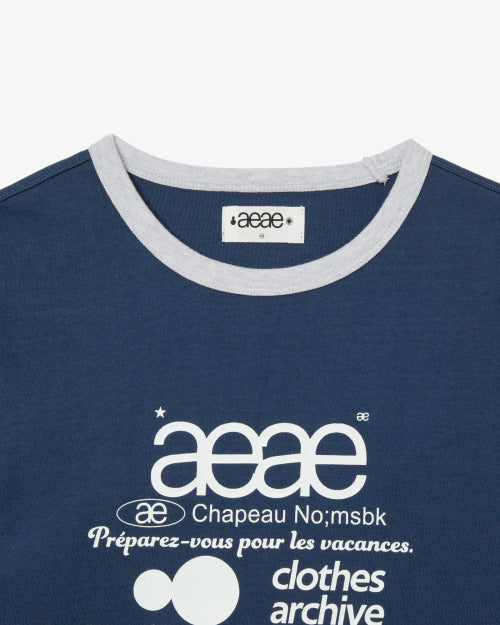 WEB LOGO RINGER TEE - 3 COLORS AS SHOWN