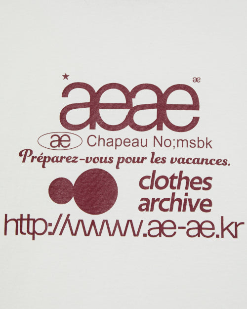 WEB LOGO RINGER TEE - 3 COLORS WHITE