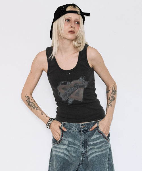 SLEEVELESS - 2 COLORS GREY