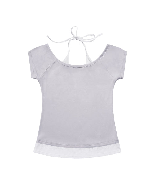 TOP F26QB136 - 3 COLORS PURPLE