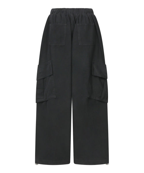 PIGMENT CARGO PANTS - 2 COLORS BLACK