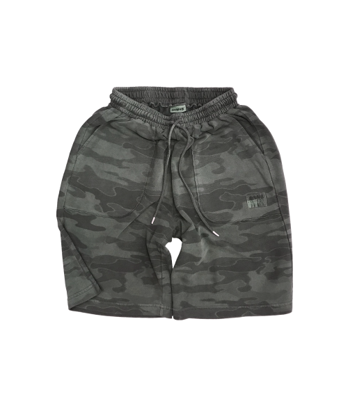 CHALK CAMO BERMUDA PANTS - 2 COLORS CHARCOAL