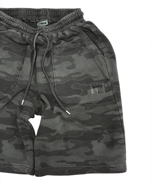 CHALK CAMO BERMUDA PANTS - 2 COLORS CHARCOAL