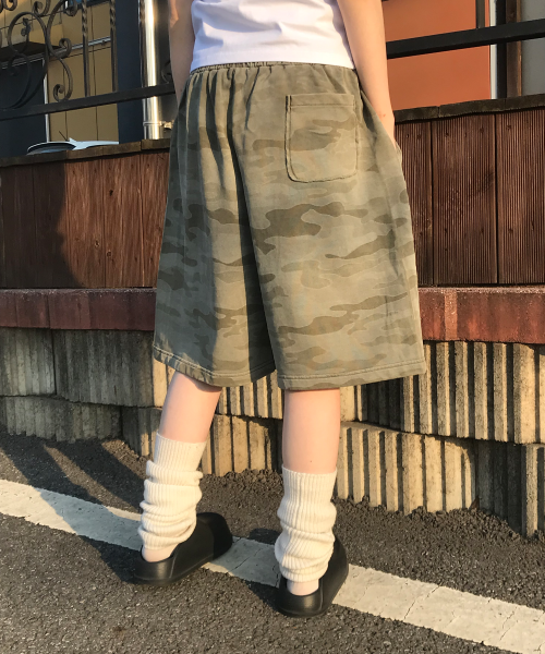 CHALK CAMO BERMUDA PANTS - 2 COLORS KHAKI