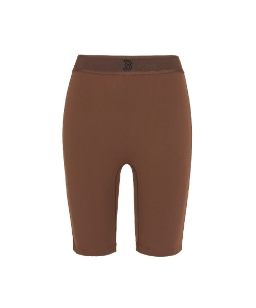 BASIC BAND LOGO POINT BIKE SHORTS BOS #KARINA同款! BROWN