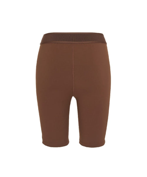 BASIC BAND LOGO POINT BIKE SHORTS BOS #KARINA同款! BROWN