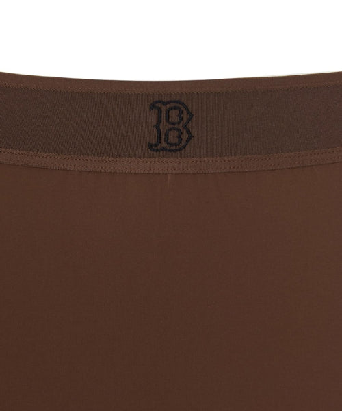 BASIC BAND LOGO POINT BIKE SHORTS BOS #KARINA同款! BROWN