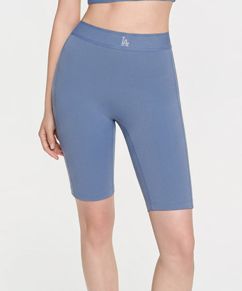 BASIC BAND LOGO POINT BIKE SHORTS LA #KARINA同款! BLUE