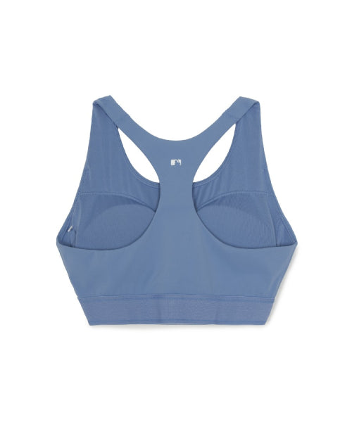 BASIC BAND LOGO POINT CROP TOP LA #KARINA同款! BLUE