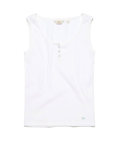 BUTTON SLEEVELESS - 2 COLORS WHITE