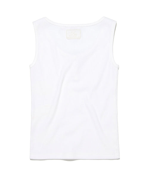 BUTTON SLEEVELESS - 2 COLORS WHITE
