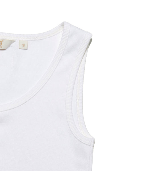 BUTTON SLEEVELESS - 2 COLORS WHITE