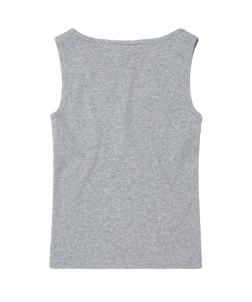 BUTTON SLEEVELESS - 2 COLORS GREY