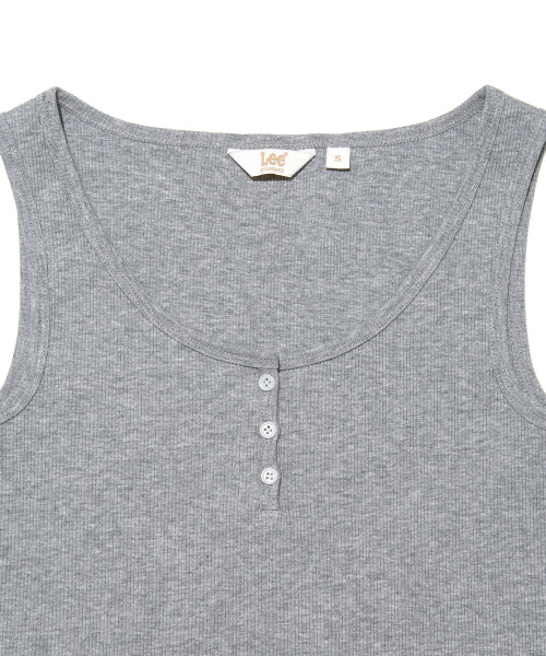 BUTTON SLEEVELESS - 2 COLORS GREY