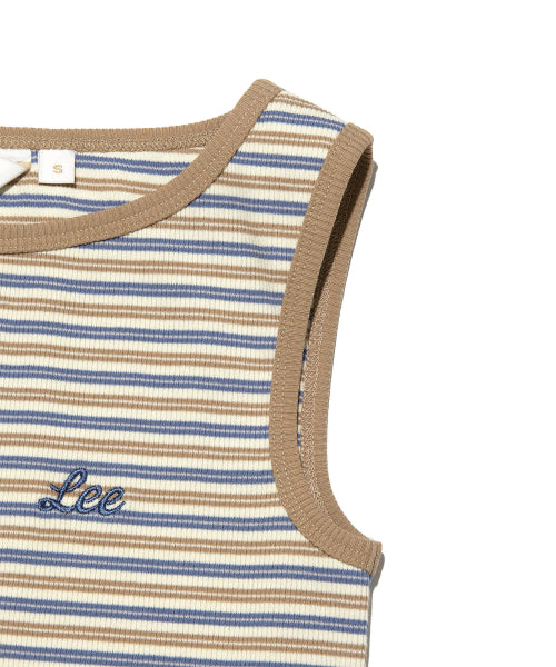 ROUND NECK SLEEVELESS BLUE