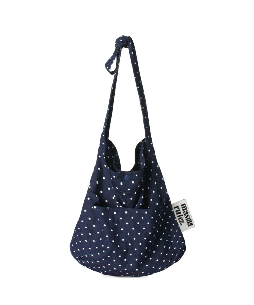 SNACK ECO CROSSBAG - 11 COLORS DOT DENIM