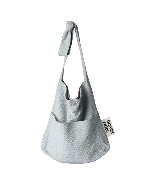 SNACK ECO CROSSBAG - 11 COLORS TINY CHECK MINT